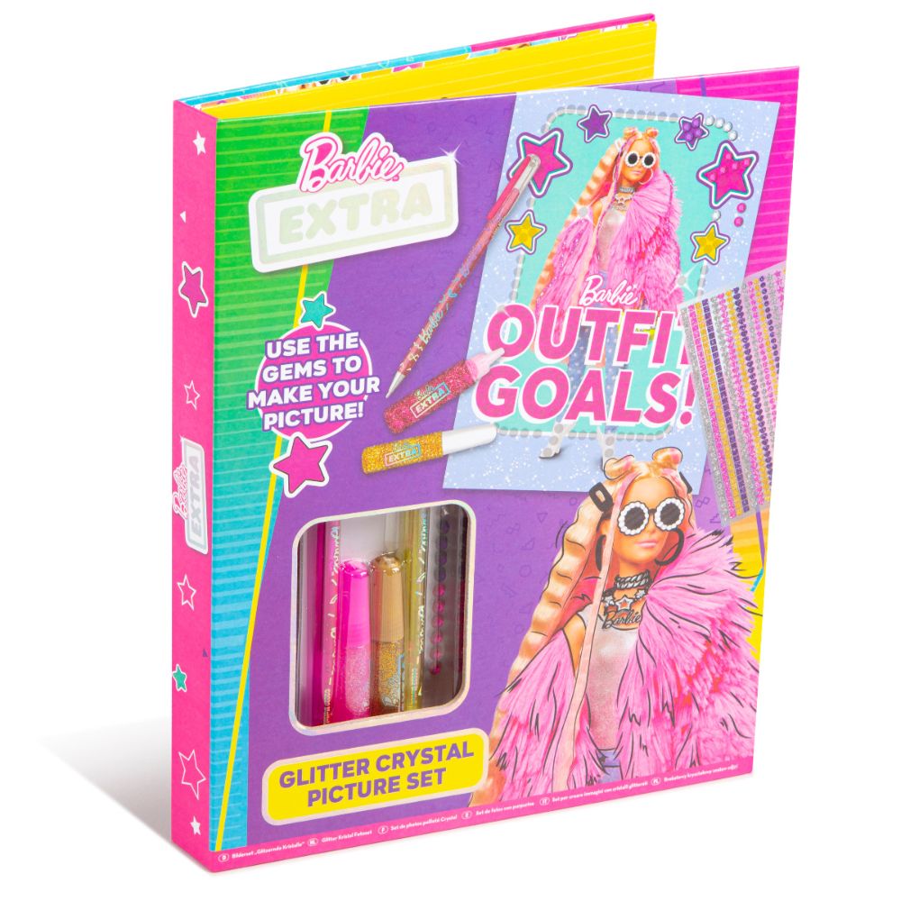 Barbie Extra Glitter Crystal Picture Set Barbie Extra Glitter Crystal Picture Set