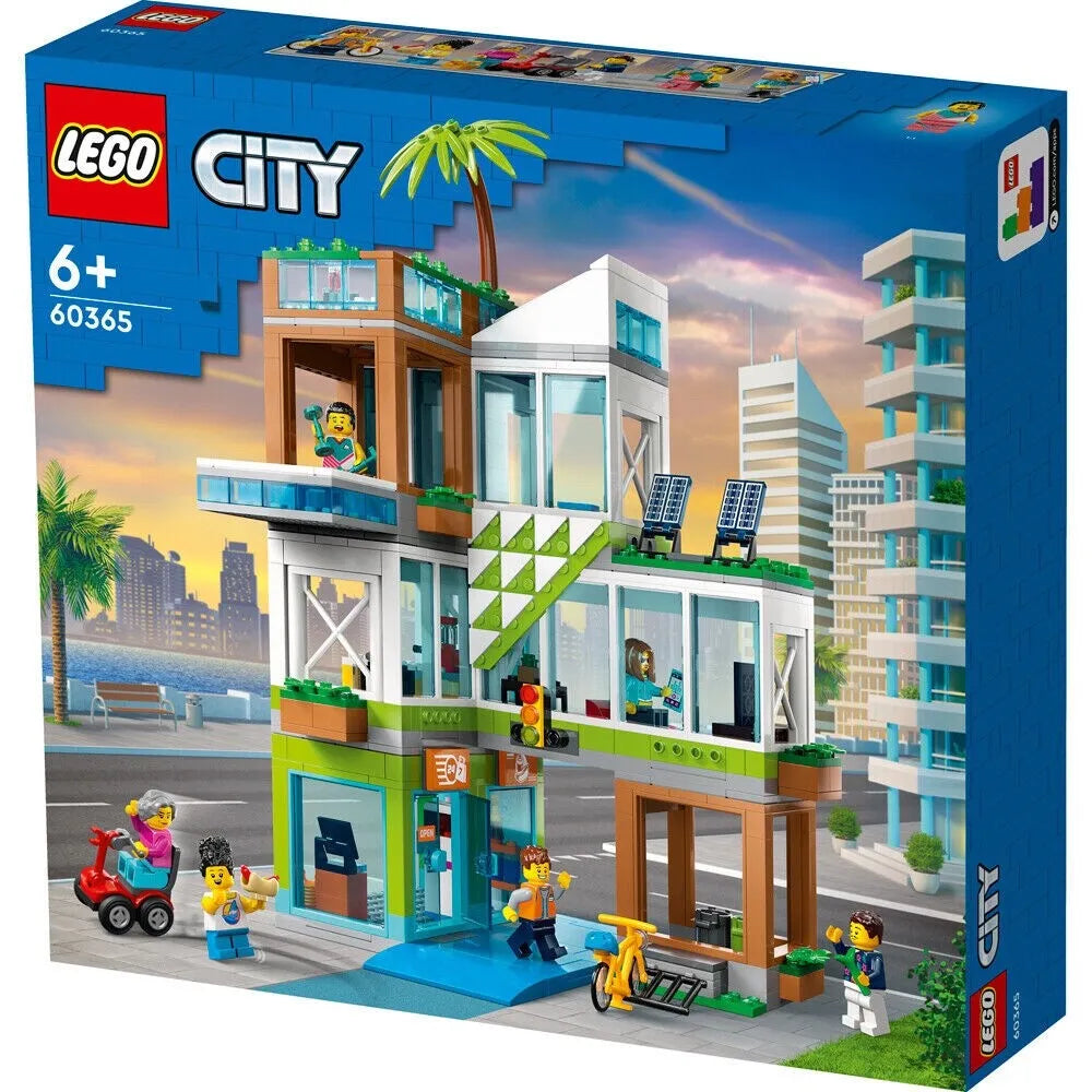 Lego City Apartment Building 60365 Building Toy Set (688 Pieces)