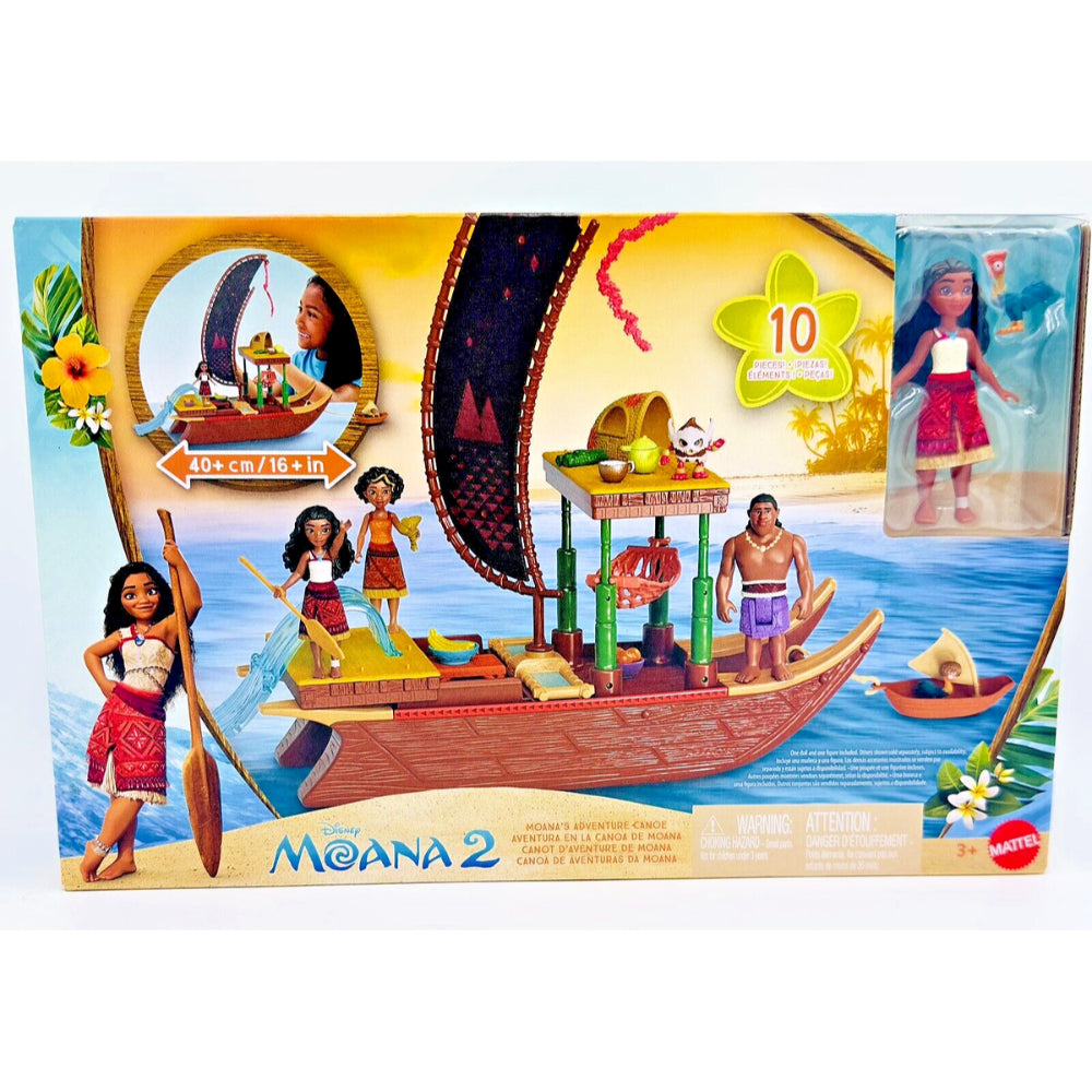 Moana Small Dolls Transforming  Boat