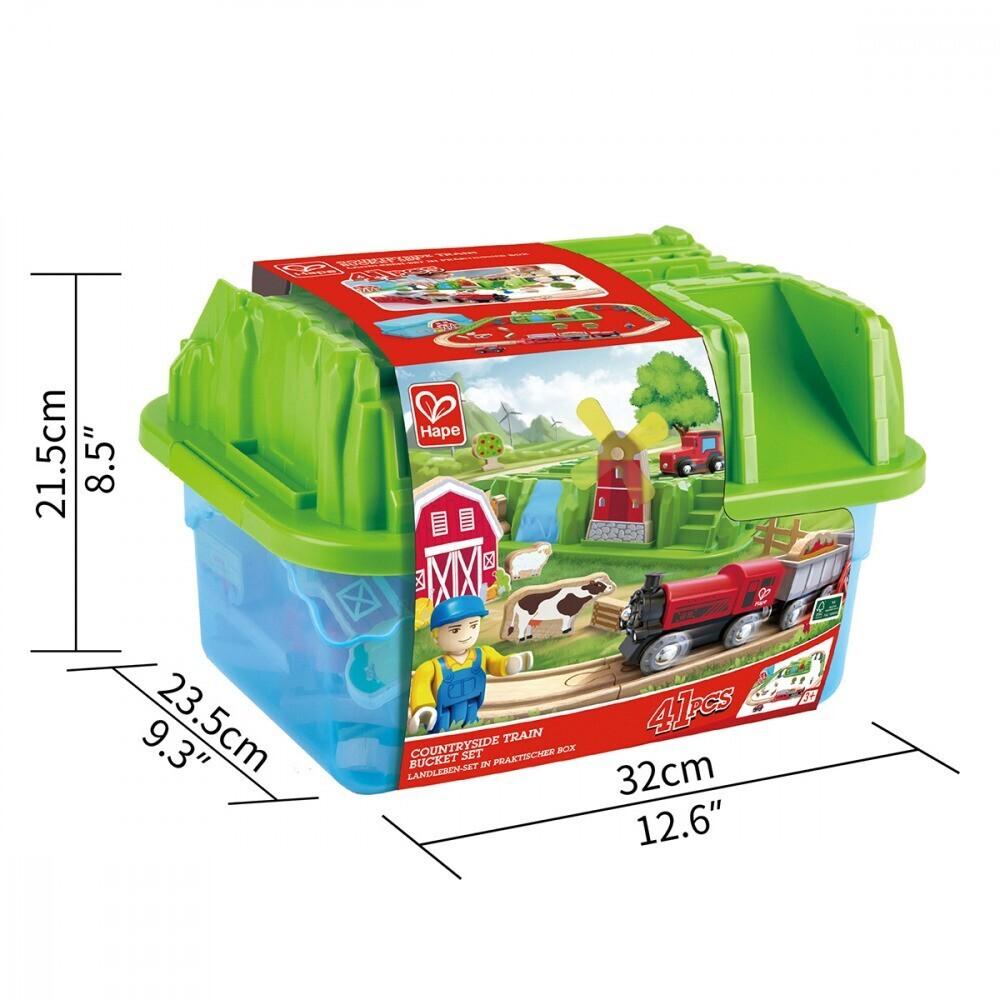 Hape Countryside Train Bucket Set