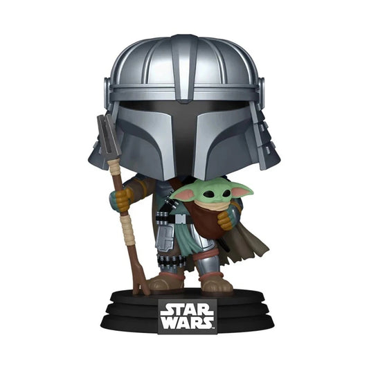 Funko Pop! Star Wars Mandalorian with Grogu FU85188