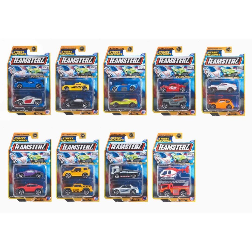 Teamsterz Die Cast Cars 2 Pack Assorted Teamsterz Die Cast Cars 2 Pack Assorted