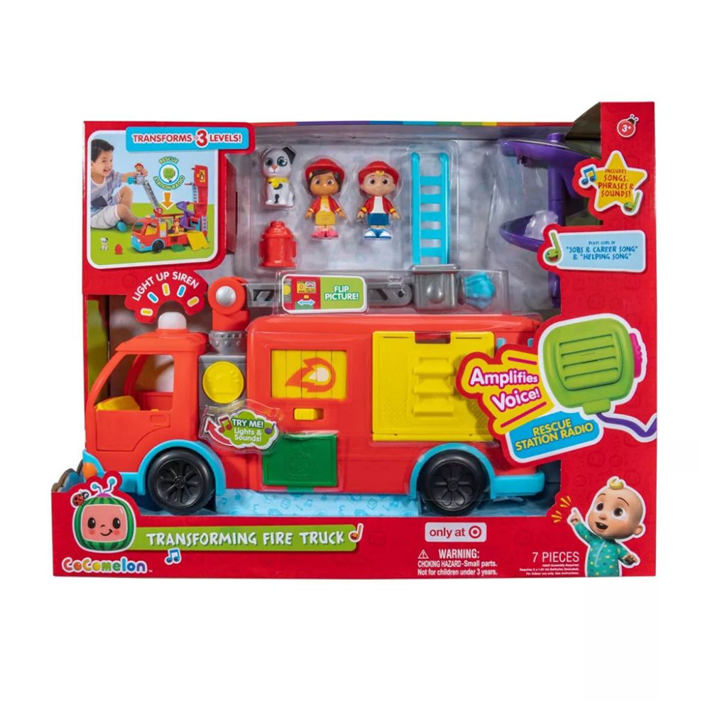 CoComelon -  Deluxe Transforming Fire Truck