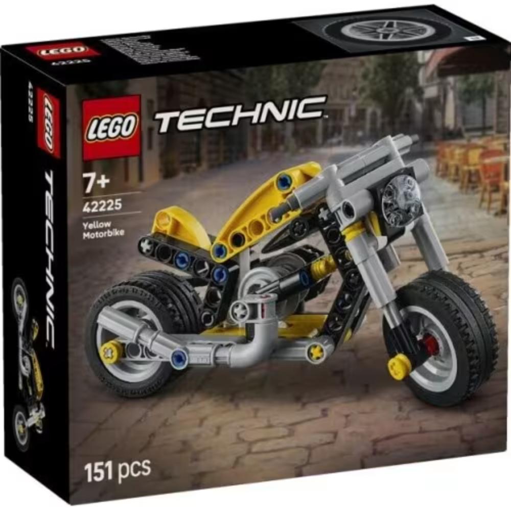 Lego Yellow Motorcycle