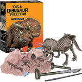 4M KidzLabs Dig A Dinosaur Skeleton Triceratops
