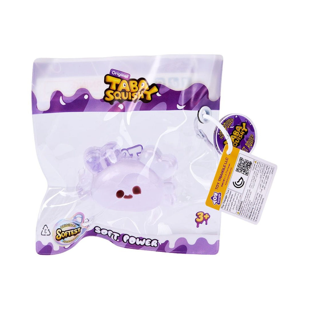 Taba Squishy Transparent Purple Crab