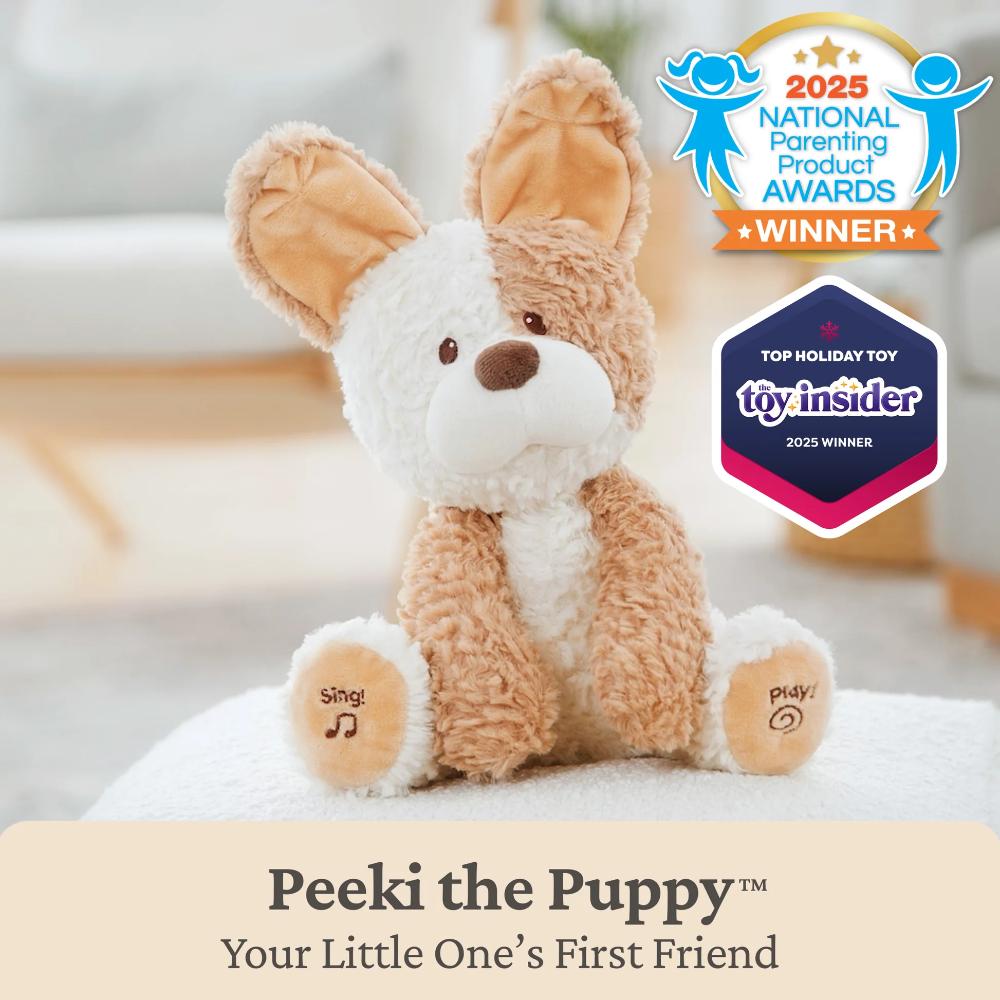 GUND Animated Peeki the Puppy