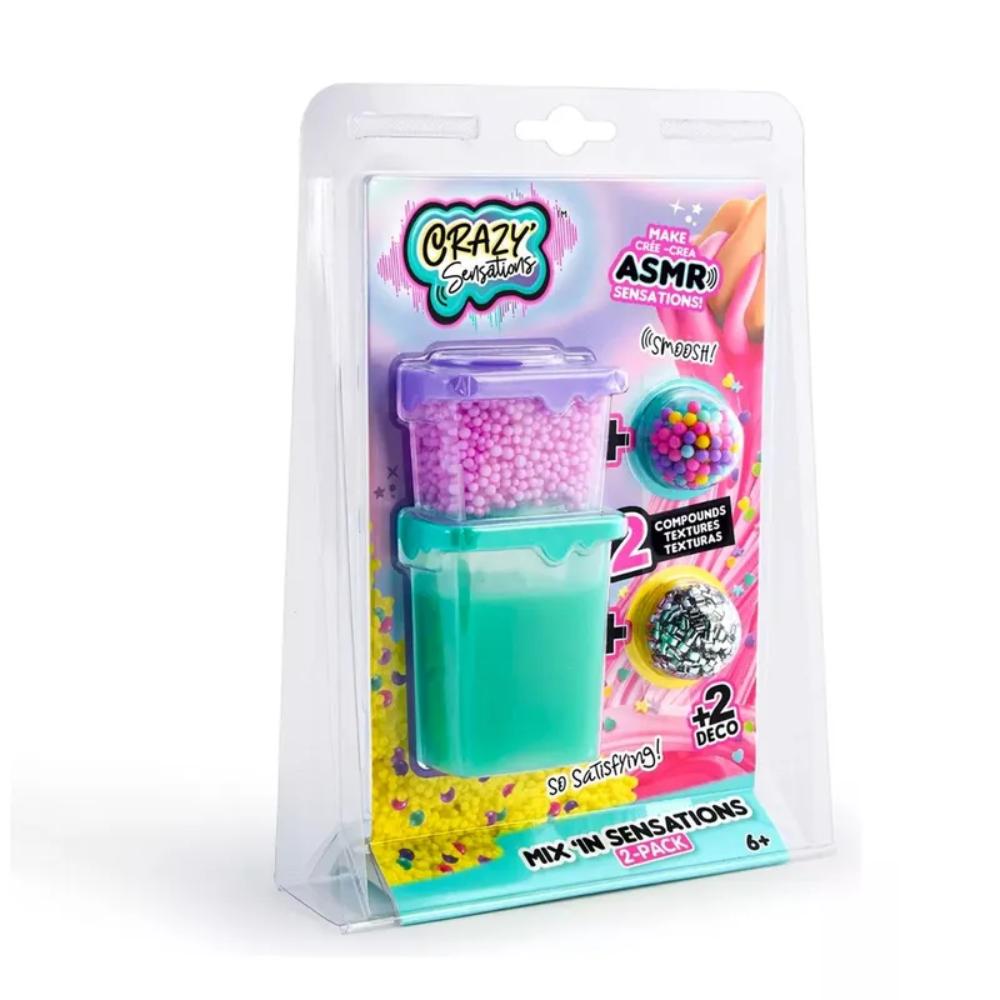 Crazy Sensations Slime Mix’In Sensations 2 Pack Asst. Crazy Sensations Slime Mix’In Sensations 2 Pack Asst.
