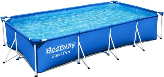 Bestway 157 X 83 X 32/4.0M X 2.11M X 81Cm 5700L Family Splash Frame Pool Set