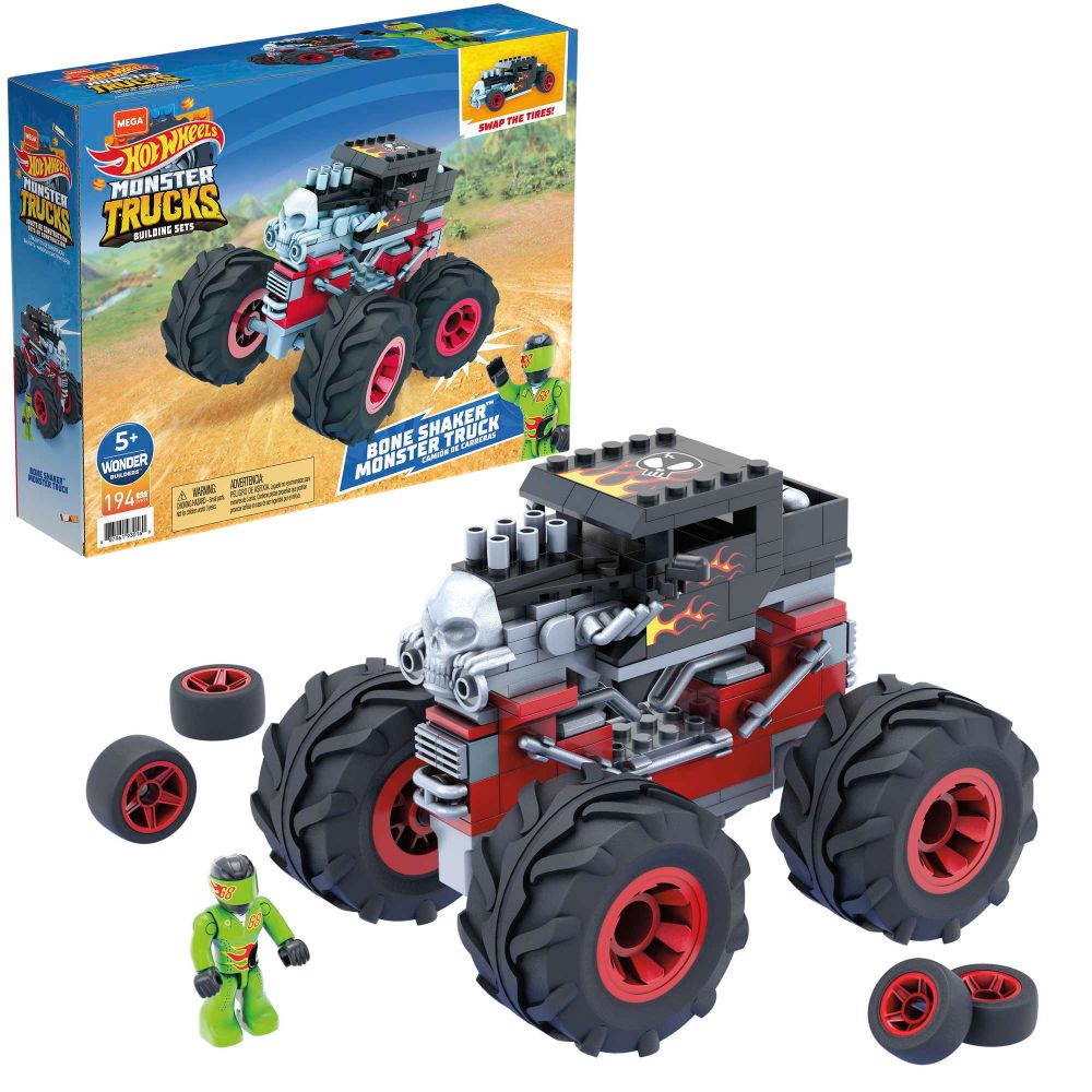 Hot Wheels Mega Construx Bone Shaker Monster Truck Hot Wheels Mega Construx Bone Shaker Monster Truck