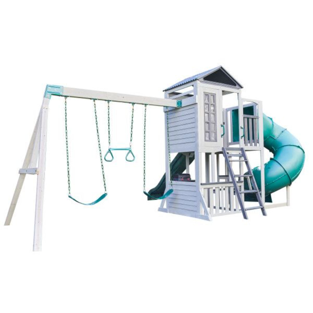 KidKraft Silver Sands Wooden Swingset KidKraft Silver Sands Wooden Swingset