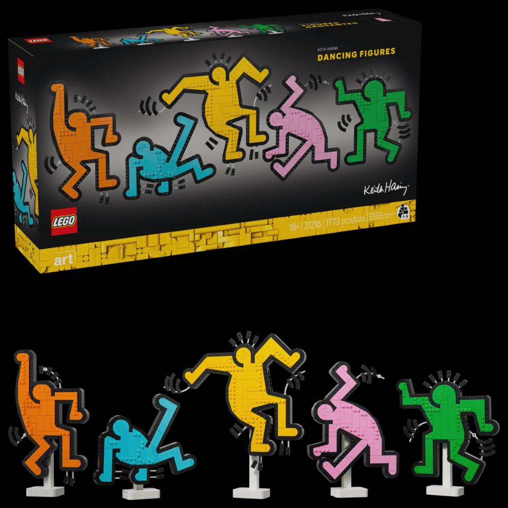 Lego Keith Haring Dancing Figure