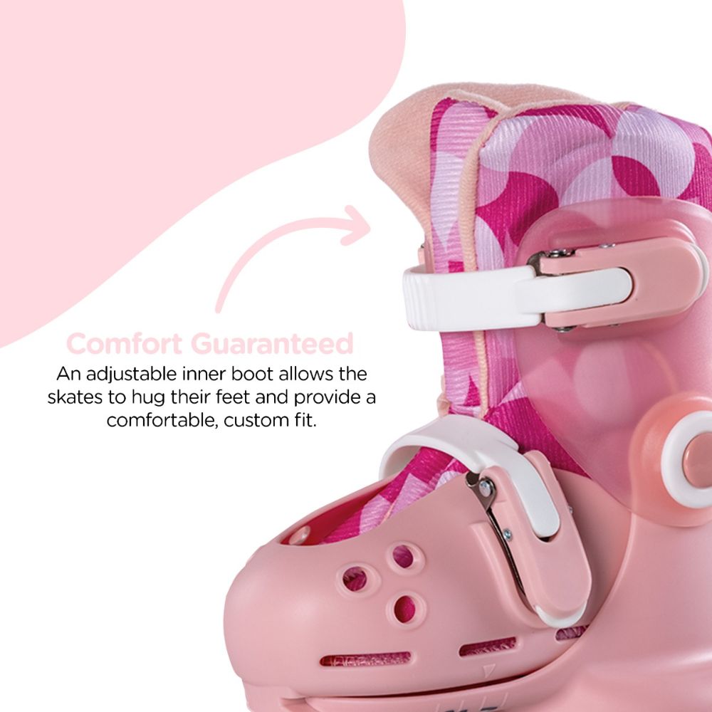 YVolution Twista Learner Skates Pink