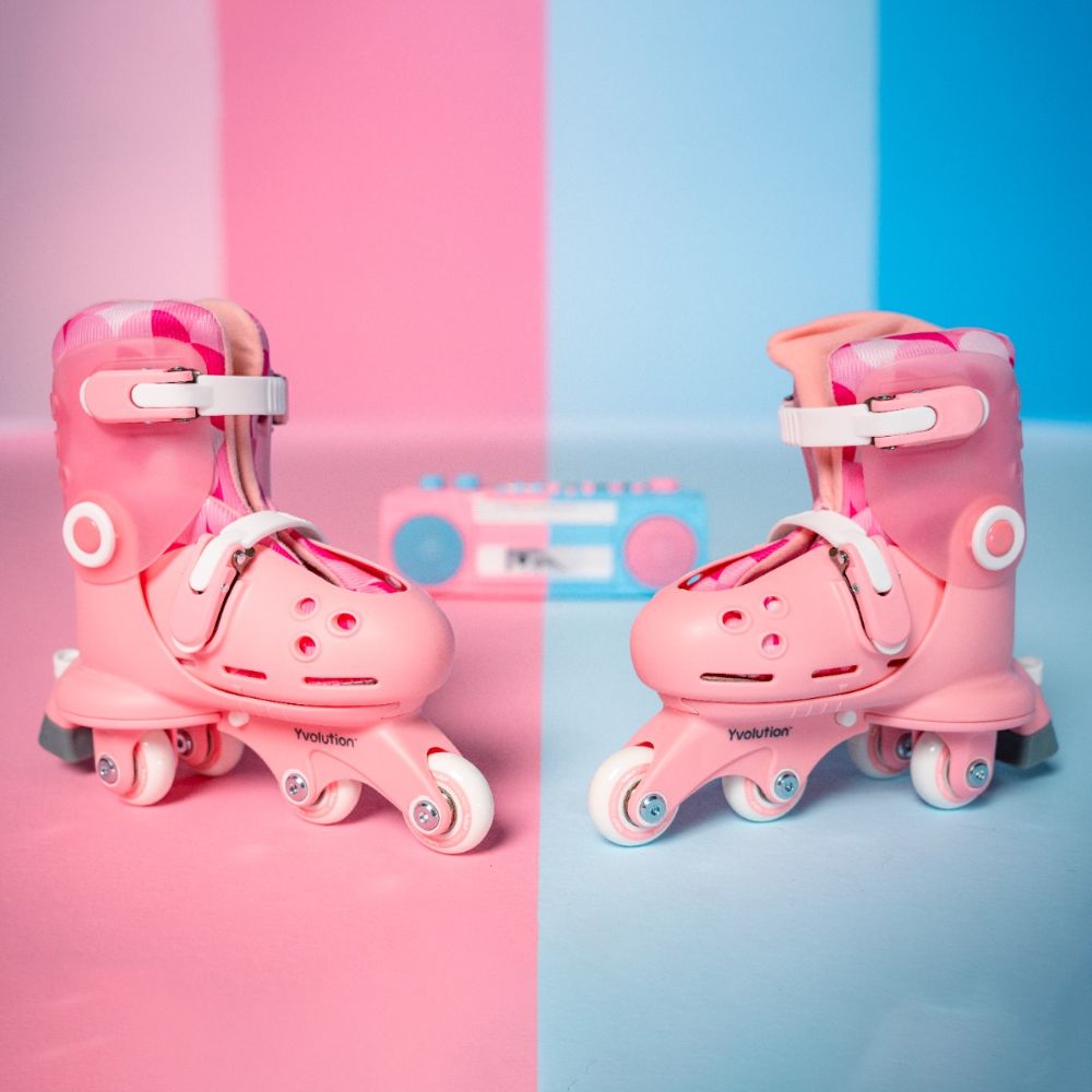 YVolution Twista Learner Skates Pink