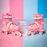 YVolution Twista Learner Skates Pink
