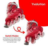 YVolution Twista Learner Skates Red