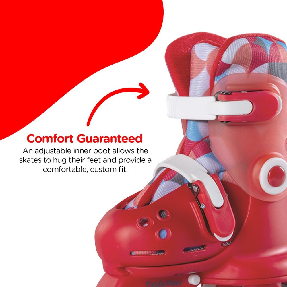 YVolution Twista Learner Skates Red