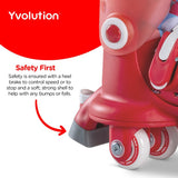 YVolution Twista Learner Skates Red