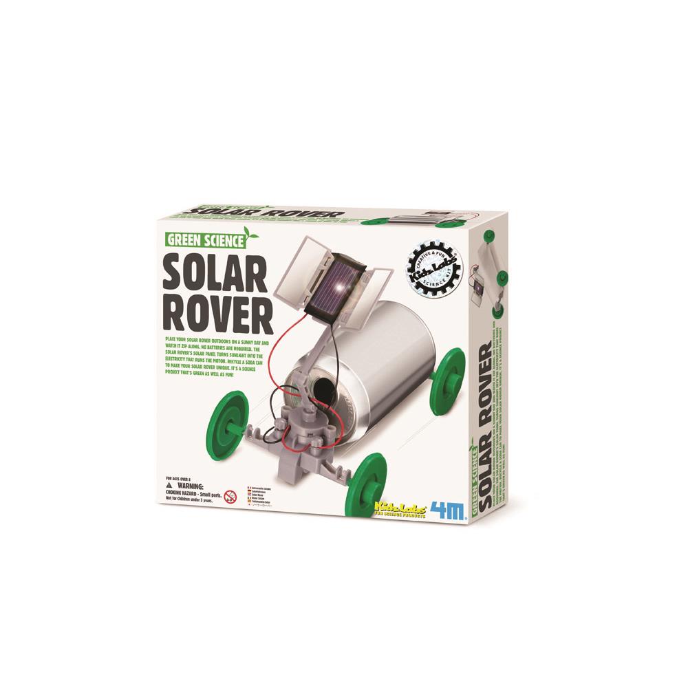 Solar Rover Toy Green Science Solar 4M Green Science Plane Mobile – Solar Powered