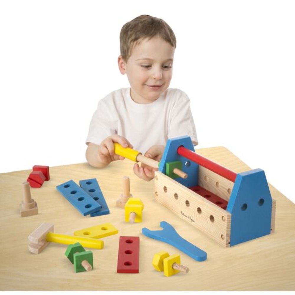 Melissa & Doug Jumbo Wooden Take-Along Tool Kit