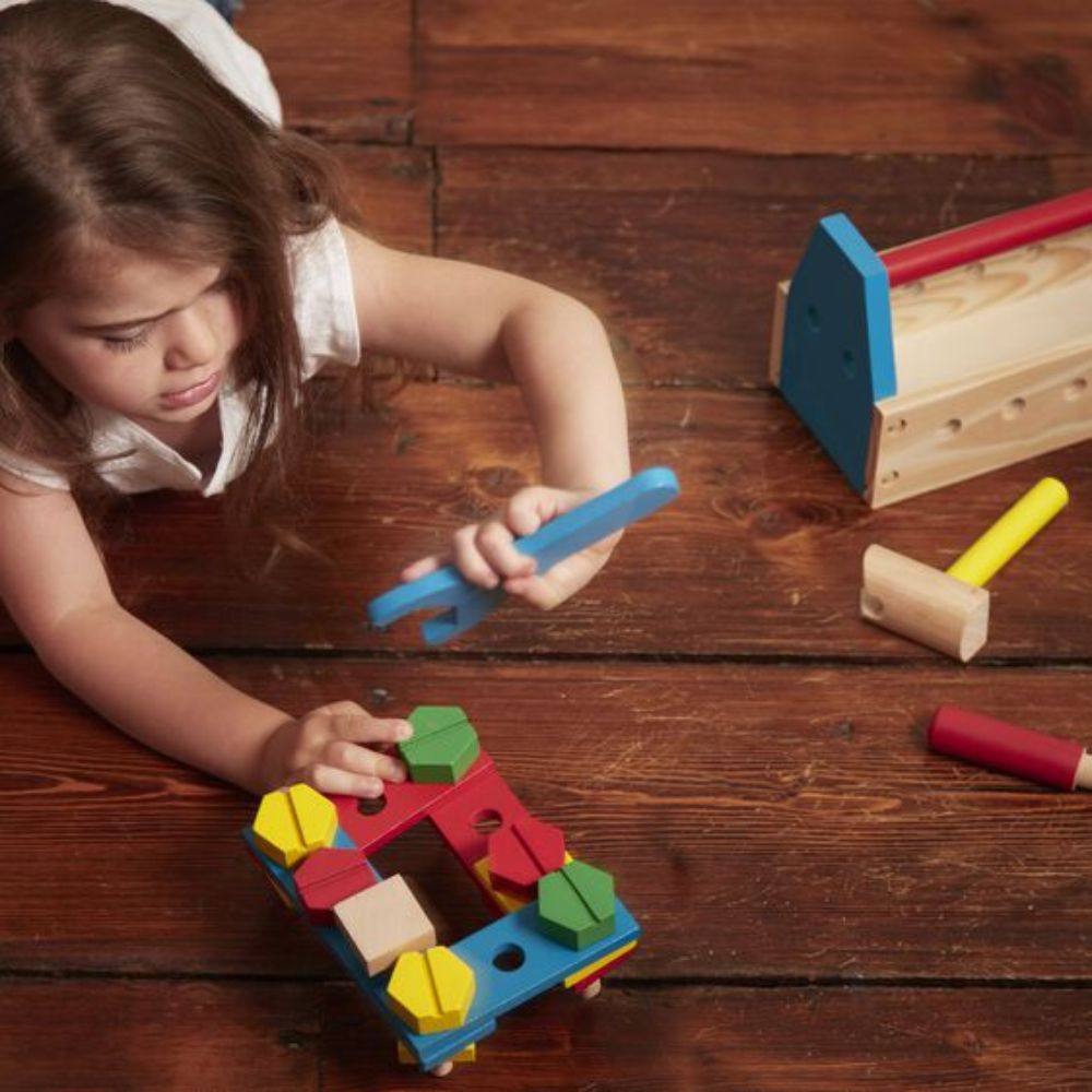 Melissa & Doug Jumbo Wooden Take-Along Tool Kit
