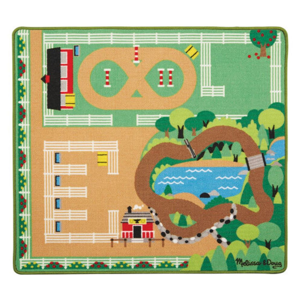 Melissa & Doug - Round The Ranch Horse Rug