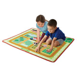 Melissa & Doug Round the Barnyard Farm Rug