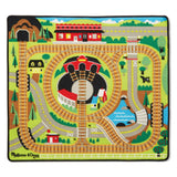 Melissa & Doug Round the Rails Train Rug