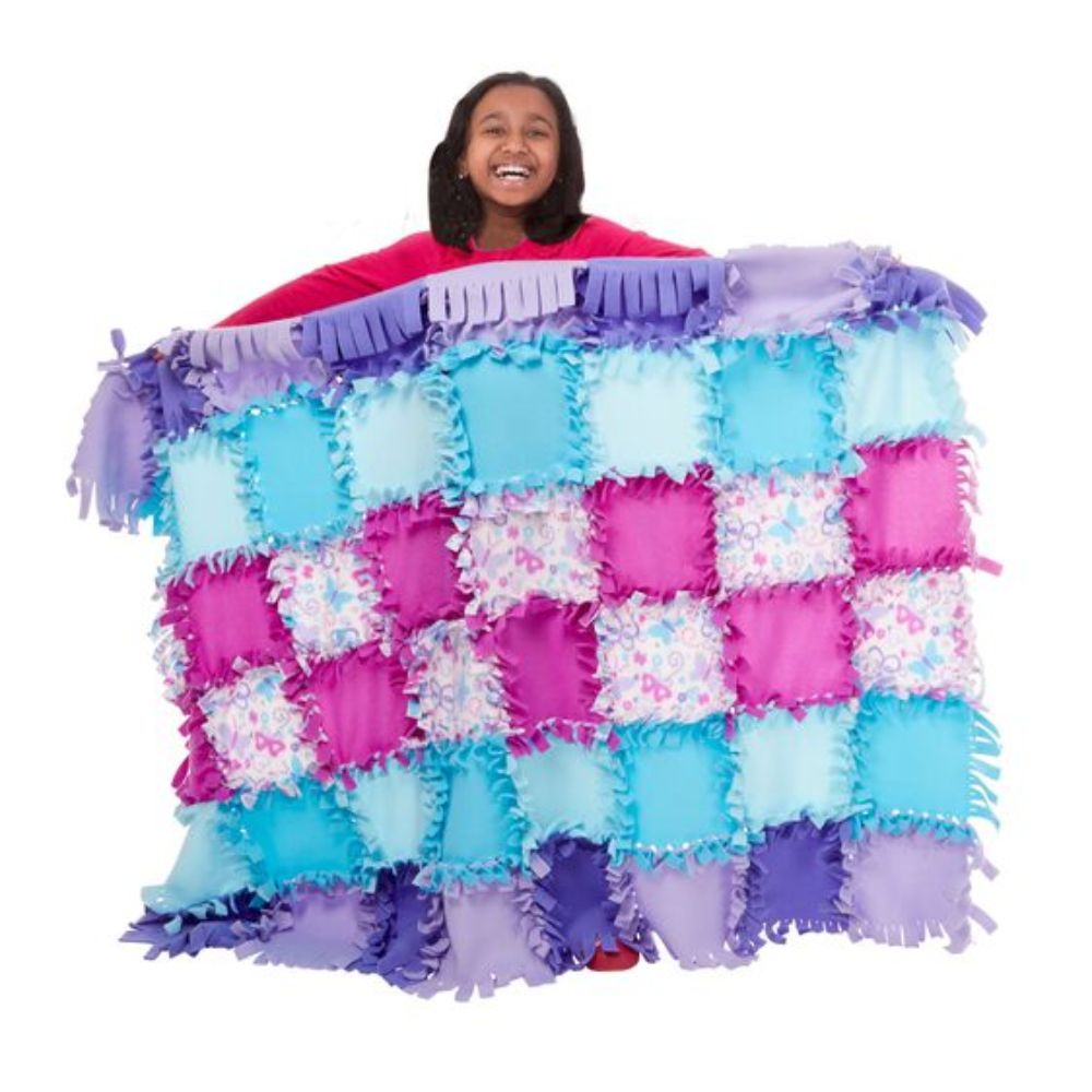 Melissa & Doug Created By Me-Butterfly Fleece Quilt
