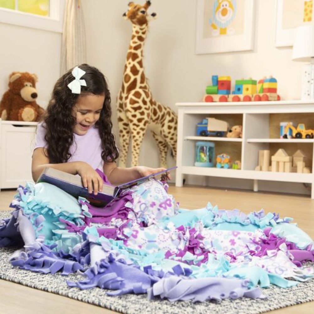 Melissa & Doug Created By Me-Butterfly Fleece Quilt