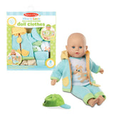 Melissa & Doug Mix & Match Playtime Doll Clothes
