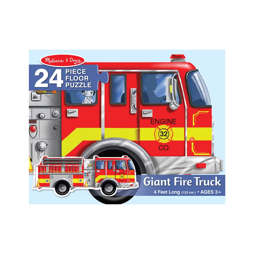 Melissa & Doug Giant Fire Truck Floor (24 Pc)  Image#2