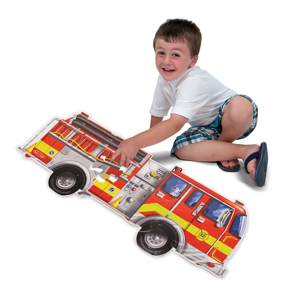 Melissa & Doug Giant Fire Truck Floor (24 Pc)  Image#3