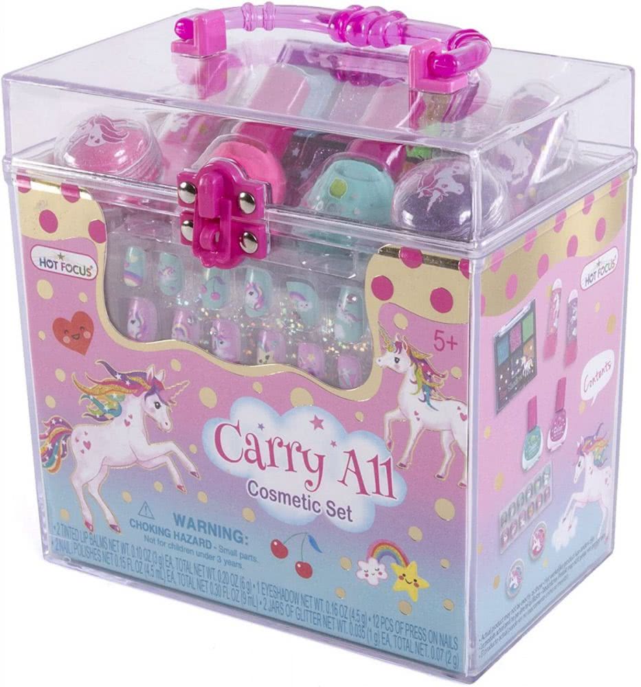 Hot Focus Carry All Cosmetic Set-Caticorn