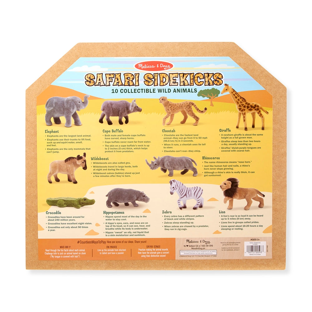Melissa & Doug Safari Sidekicks - 10 Collectible Wild Animals  Image#5