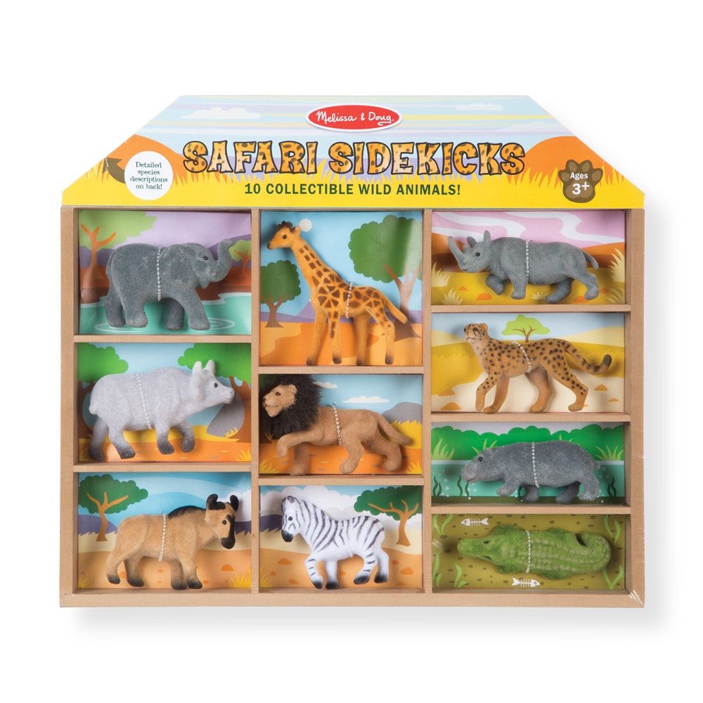 Melissa & Doug Safari Sidekicks - 10 Collectible Wild Animals  Image#1
