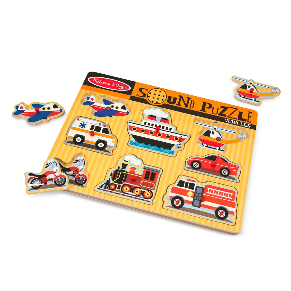 Melissa & Doug Vehicles Sound Puzzle  Image#1