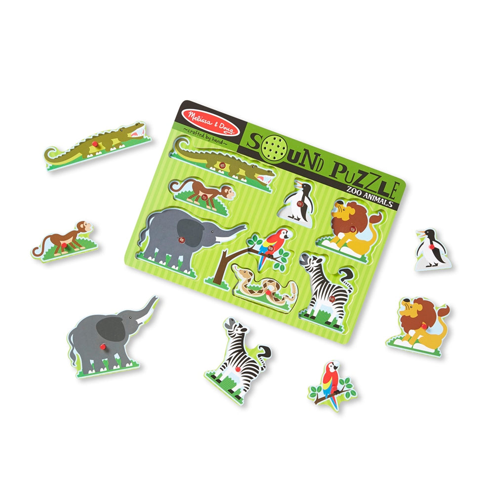 Melissa & Doug Zoo Animals Sound Puzzle  Image#2