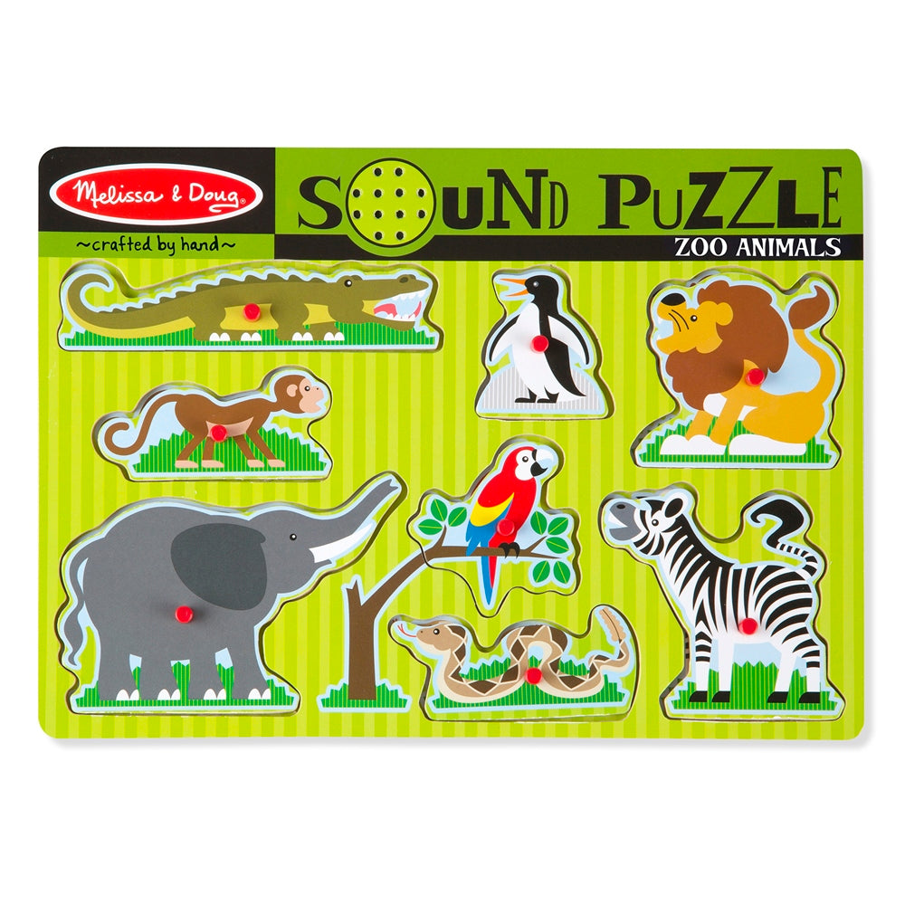 Melissa & Doug Zoo Animals Sound Puzzle  Image#1