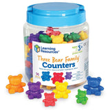Learning Resources Three Bear Family Basic Six Colour Rainbow Set