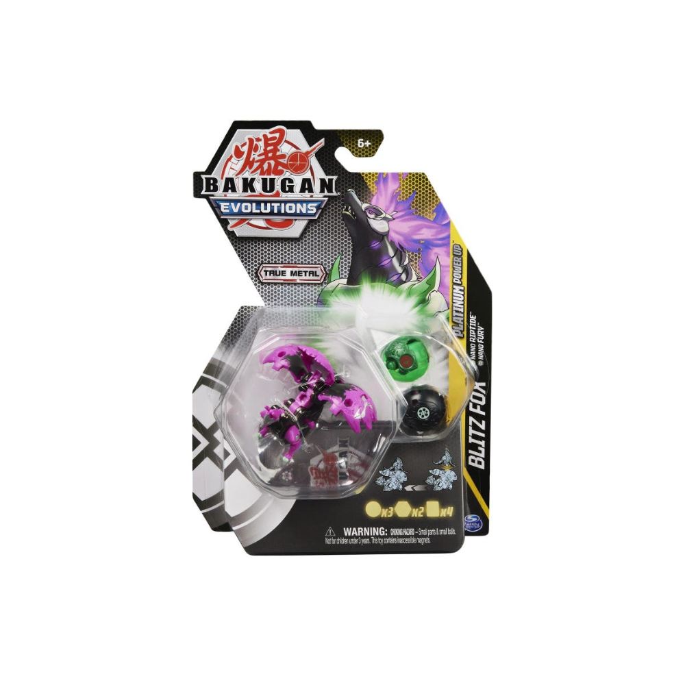 Bakugan Diecast Platinum Power Up S4 Assorted