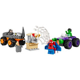 Lego Hulk vs  Rhino Truck