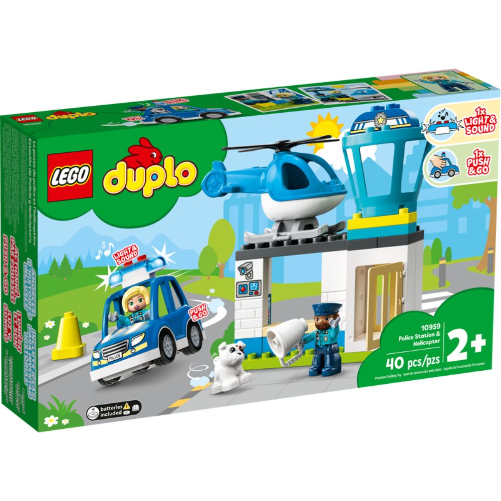 Lego Duplo Police Station & Helicopter