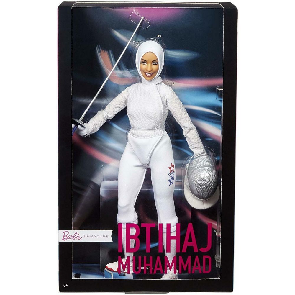 Ibtihaj Muhammad top Barbie Doll Curvy Articulated Body fencing for OOAK Repaint