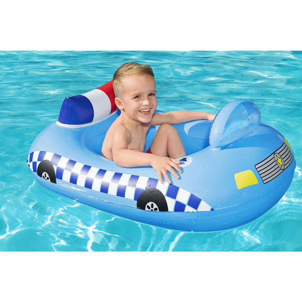Bestway 97cm 74cm Funspeakers Police Car Baby Boat