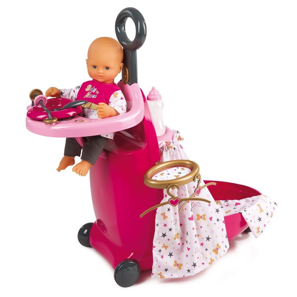 Smoby Baby Nurse Nursery Suitcase 3in1