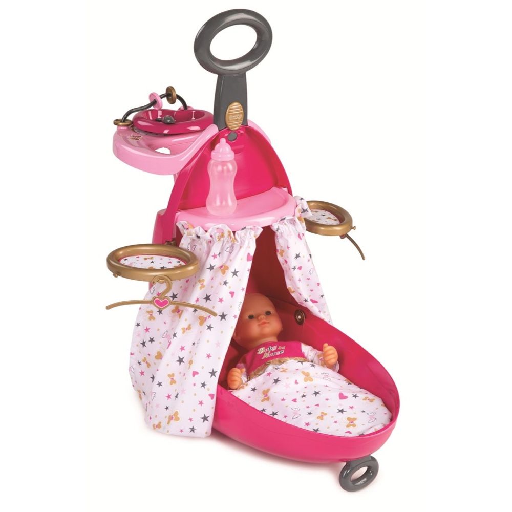 Smoby Baby Nurse Nursery Suitcase 3in1