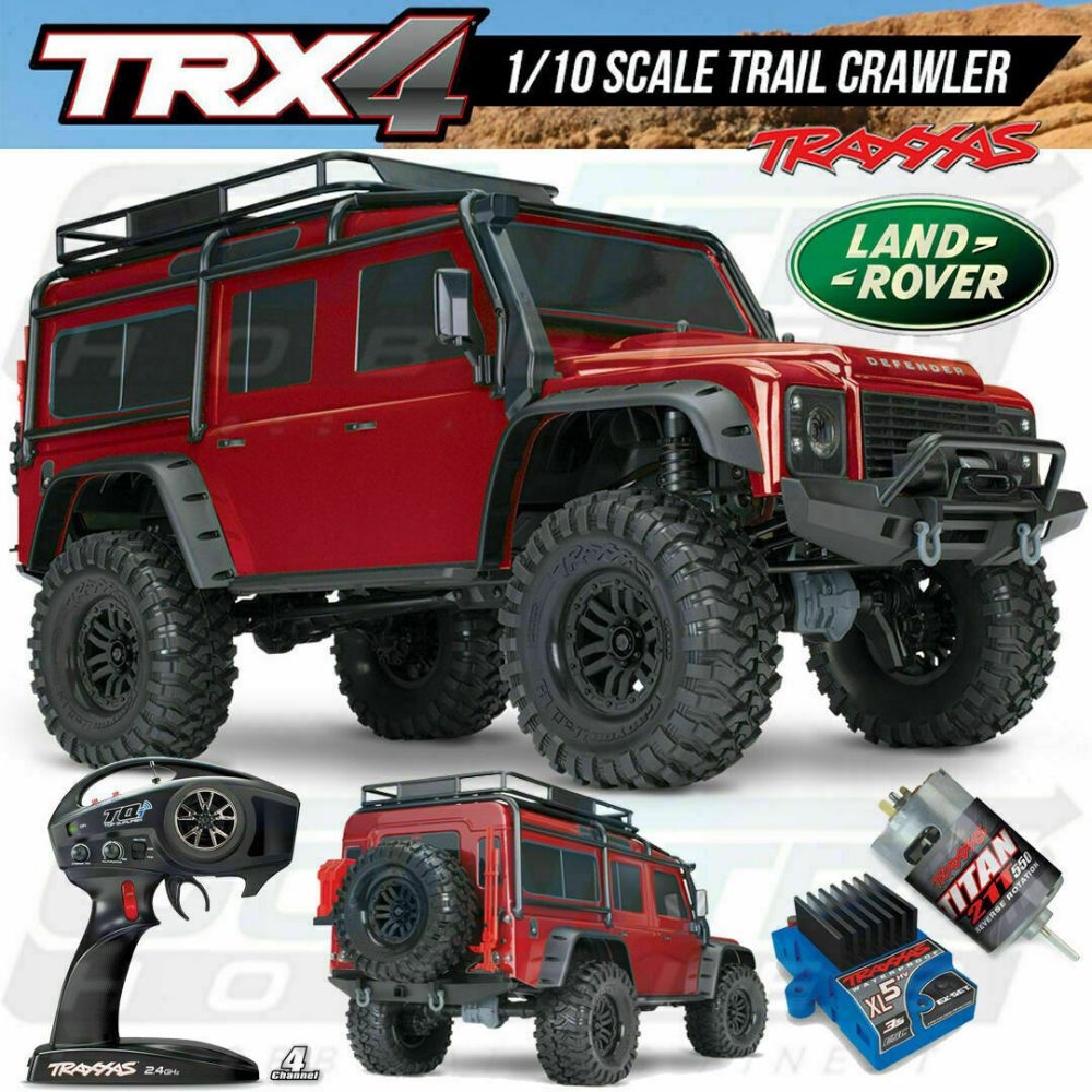 Traxxas 4 Crawler Defender W/3S Rc Car