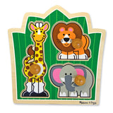 Melissa & Doug Jungle Friends (Safari) Jumbo Knob  Image#1