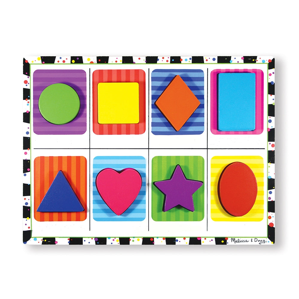 Melissa & Doug Shapes Chunky Puzzle  Image#1